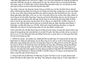 Chỉ thị 05/2007/CT-UBND Tăng cường xây dựng lực lượng Công an xã Lâm Đồng