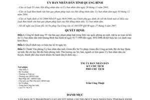 Quyết định 1136/QĐ-UBND năm 2007 văn bản quốc phòng an ninh hết hiệu lực Quảng Bình
