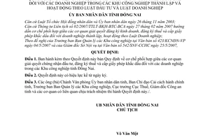 Quyết định 35/2007/QĐ-UBND Quy định cơ chế phối hợp giữa các cơ quan