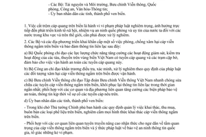 Công điện 659/CĐ-TTg phòng chống xâm hại cáp viễn thông ngầm trên biển bảo đảm thông tin liên lạc