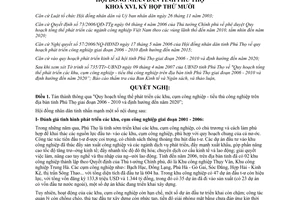 Nghị quyết 102/2007/NQ-HĐND Quy hoạch công nghiệp Phú Thọ 2006 2010 định hướng 2020