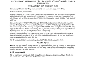 Quyết định 32/2007/QĐ-UBND mức thu phí bình tuyển công nhận cây mẹ đầu dòng