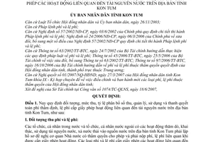 Quyết định 24/2007/QĐ-UBND mức thu, tỷ lệ phân bổ số thu, quản lý, sử dụng