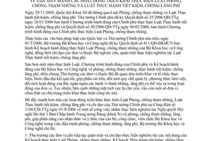 Chỉ thị 1113/CT-BKHCN đẩy mạnh hoạt động triển khai thực hiện luật phòng, chống tham nhũng luật thực hành tiết kiệm chống lãng phí