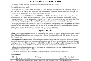 Quyết định 33/2007/QĐ-UBND mức thu lệ phí cấp giấy chứng nhận đăng ký kinh doanh