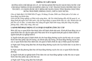 Thông tư liên tịch 61/2007/TTLT-BNN-BTC  hướng dẫn chế độ quản lý, sử dụng kinh phí ngân sách Nhà nước cấp cho hoạt động cơ quan Kiểm lâm các cấp