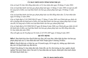 Quyết định 140/2007/QĐ-UBND Quy chế soạn thảo, thẩm định dự thảo văn bản