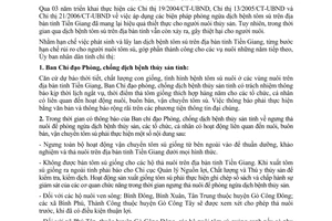 Chỉ thị 23/2007/CT-UBND áp dụng biện pháp phòng ngừa dịch bệnh tôm sú Tiền Giang