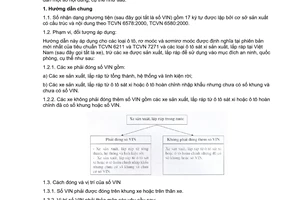 Hướng dẫn 556/ĐK thực hiện Quyết định 01/2007/QĐ-BGTVT Bộ trưởng Bộ Giao thông