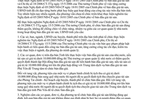 Chỉ thị 18/2007/CT-UBND tăng cường công tác bán đấu giá tài sản Phú Yên