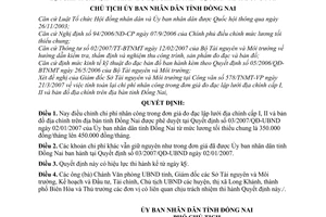 Quyết định 1566/QĐ-UBND  điều chỉnh chi phí nhân công trong đơn giá đo đạc lập lưới địa chính cấp I, II  bản đồ địa chính