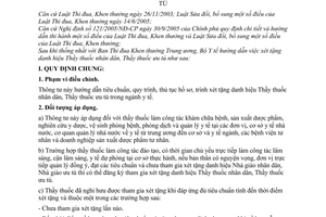 Thông tư 09/2007/TT-BYT hướng dẫn xét tặng danh hiệu Thầy thuốc nhân dân, Thầy thuốc ưu tú