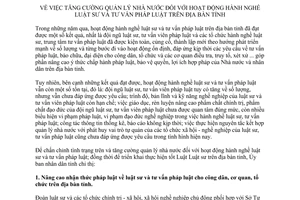 Chỉ thị 08/2007/CT-UBND quản lý hoạt động hành nghề luật sư và tư vấn Đắk Lắk