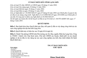 Quyết định 23/2007/QĐ-UBND Quy chế quản lý đầu tư xây dựng công trình