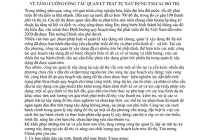 Chỉ thị 14/2007/CT-TTg tăng cường công tác quản lý trật tự xây dựng đô thị