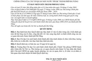 Quyết định 31/2007/QĐ-UBND tổ chức trưng cầu ý kiến đánh giá