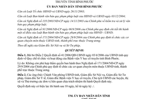 Quyết định 31/2007/QĐ-UBND tổ chức hoạt động bệnh viện y học cổ truyền Bình Phước