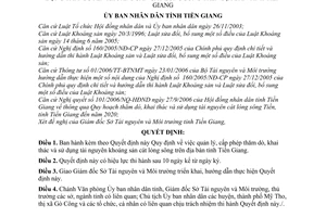 Quyết định 25/2007/QĐ-UBND quản lý, cấp phép thăm dò, khai