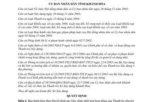 Quyết định 27/2007/QĐ-UBND về Quy định phối hợp hoạt động của Thanh tra chuyên n