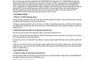 Thông tư 03/2007/TT-BCN hướng dẫn lập thẩm định phê duyệt dự án đầu tư xây dựng công trình mỏ khoáng sản rắn
