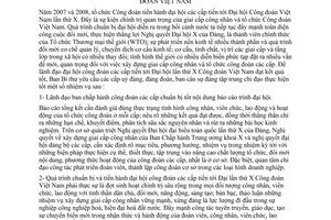 Chỉ thị 14-CT/TW lãnh đạo Đại hội Công đoàn các cấp tiến tới Đại hội 10 Công đoàn Việt Nam