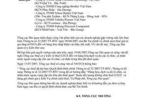 Công văn  4093/TCHQ-KTTT chính sách thuế GTGT hàng hóa nhập khẩu vào khu chế xuất