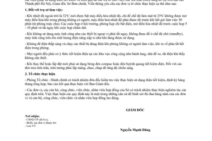 Công văn 389/SBCVT-TCHC  thực hiện CT 16/2007/CT-UBND sử dụng điện tiết kiệm và hiệu quả trụ sở làm việc, tòa nhà, chiếu sáng đô thị trên Hà Nội