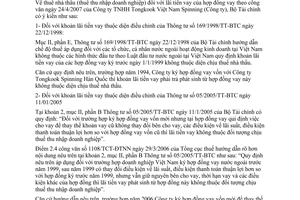 Công văn 10106/BTC-CST  thuế nhà thầu đối với lãi tiền vay