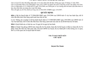 Quyết định 30/2007/QĐ-UBND bãi bỏ Quyết định 73/2004/QĐ-UBBT