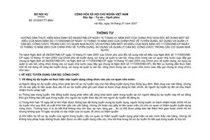 Thông tư 07/2007/TT-BNV tuyển dụng sử dụng quản lý cán bộ công chức cơ quan nhà nước hướng dẫn Nghị định 09/2007/NĐ-CP