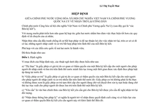 Hiệp định nhận trở lại công dân giữa Việt Nam Na Uy 2007