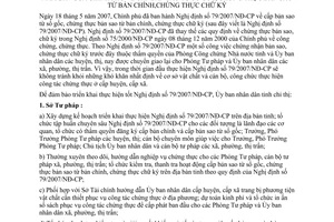 Chỉ thị 16/2007/CT-UBND thực hiện Nghị định 79/2007/NĐ-CP Bến Tre