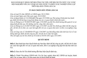 Quyết định 31/2007/QĐ-UBND chế độ công tác phí, chế độ chi tổ chức