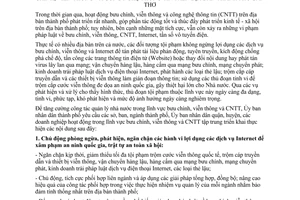 Chỉ thị 14/2007/CT-UBND quản lý nhà nước lĩnh vực bưu chính viễn thông Cần Thơ
