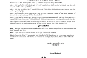 Quyết định 34/2007/QĐ-UBND Đề án phát triển xã hội hóa thể dục thể thao Bình Thuận đến 2010