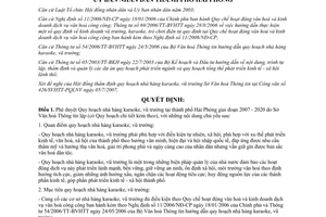 Quyết định 1247/2007/QĐ-UBND duyệt quy hoạch nhà hàng karaoke vũ trường Hải Phòng 2007 2020 2016