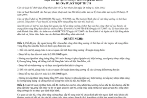 Nghị quyết 21/2007/NQ-HĐND chế độ chính sách đối với cán bộ công chức tăng cường