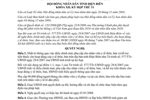 Nghị quyết 94/2007/NQ-HĐND điều chỉnh mức phụ cấp nhân viên y tế thôn bản hỗ trợ tiền thuốc Điện Biên