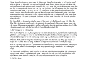 Chỉ thị 13/2007/CT-UBND tăng cường công tác quản lý tài nguyên nước Bắc Kạn