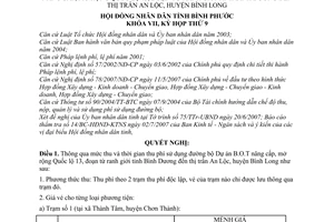 Nghị quyết 04/2007/NQ-HĐND mức thu và thời gian thu phí sử dụng đường