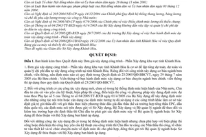 Quyết định 33/2007/QĐ-UBND Đơn giá xây dựng công trình - Phần Xây dựng