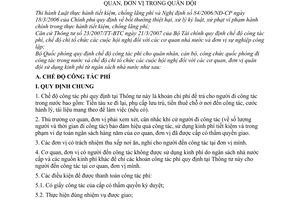 Thông tư 114/2007/TT-BQP quy định chế độ công tác phí chi tiêu hội nghị cơ quan, đơn vị quân đội