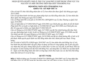 Nghị quyết 92/2007/NQ-HĐND thu phí thẩm định cấp giấy phép sử dụng vật liệu nổ công nghiệp, thu lệ phí cấp giấy chứng nhận quyền sở hữu nhà ở