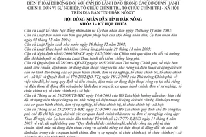 Nghị quyết 03/2007/NQ-HĐND chế độ chi hội nghị, công tác phí