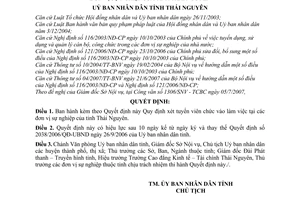 Quyết định 1466/QĐ-UBND nQuy định xét tuyển viên chức đơn vị sự nghiệp