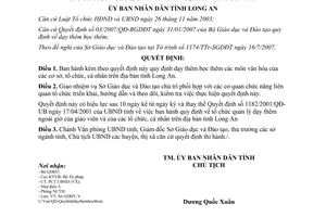 Quyết định 34/2007/QĐ-UBND dạy thêm học thêm môn văn hóa