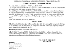 Quyết định 3021/QĐ-UBND quy định nâng bậc lương trước thời hạn lập thành tích xuất sắc