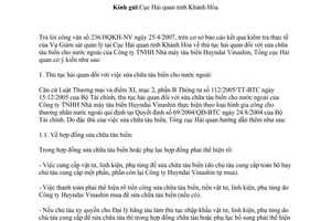 Công văn  4371/TCHQ-GSQL  thủ tục hải quan  sửa chữa tàu biển cho nước ngoài