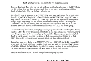 Công văn  3115/TCT-CS khấu trừ thuế GTGT hoạt động xây dựng TSCĐ phục vụ người lao động