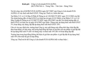 Công văn 3137/TCT-CS  thuế suất thuế GTGT đối với thang máy và lắp đặt thang máy